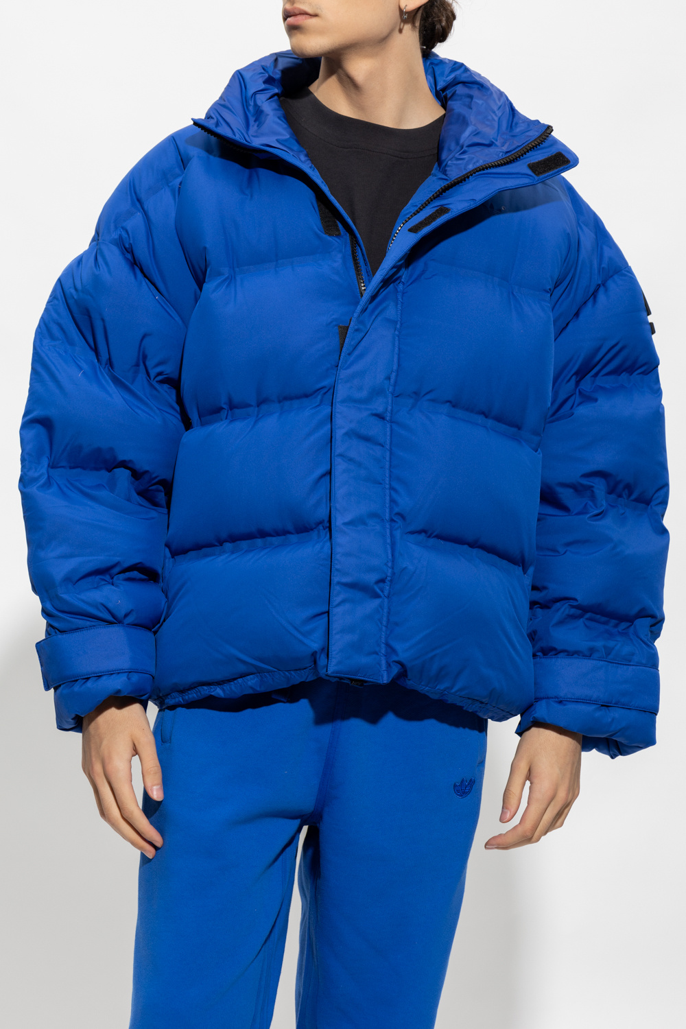 Adidas blue puffer jacket best sale